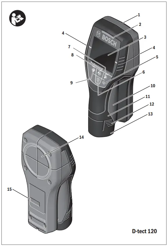 BOSCH D-tect 120 Professional Wall Scanner Detector - fig2