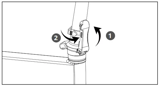 ADO A16 Folding Electric Bike - Put the tube up