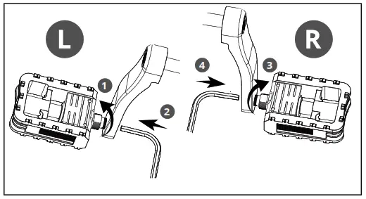 ADO A16 Folding Electric Bike - Tighten