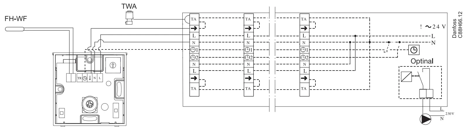 Danfoss FH-WT Room Thermostats - fig8