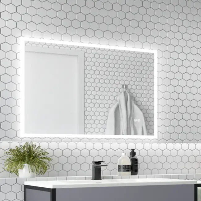Better Wall Mounted Led Mirror With Bluetooth Speaker And Shaver Socket User Manual