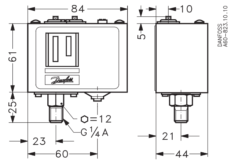 Danfoss KPI 34 Pressure Switch - fig