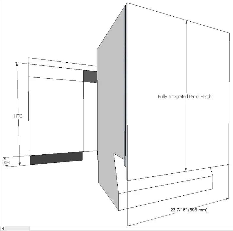 Miele G 7366 SCVi 24Fully Integrated Dishwasher- CUSTOM PANEL