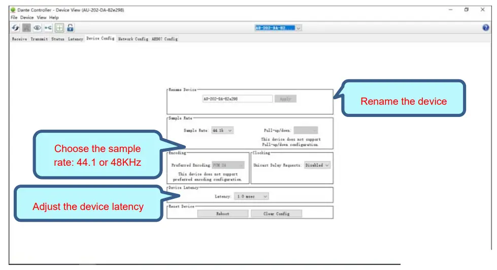 SEPTON DANMARK AU 202 DA Tight AV Surface Mount 2x2 Dante and AES67 Interface - app 4