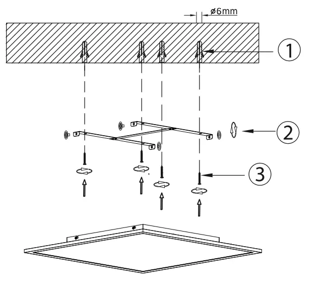 Paul Neuhaus 8079-16 Q-Flag Ceiling Light LED - 2