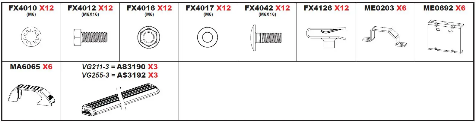 VAN-GUARD-VG211-3-Vauxhall-Vivaro-x3-ULTI-Van-Roof-Bars-FIG-1