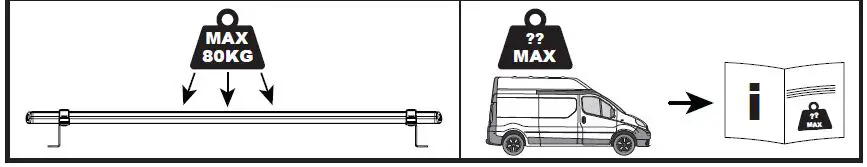 VAN-GUARD-VG211-3-Vauxhall-Vivaro-x3-ULTI-Van-Roof-Bars-FIG-3