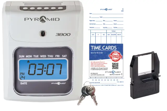 PYRAMID-3800-Auto-Totaling-Time-Clock-PRODUCT