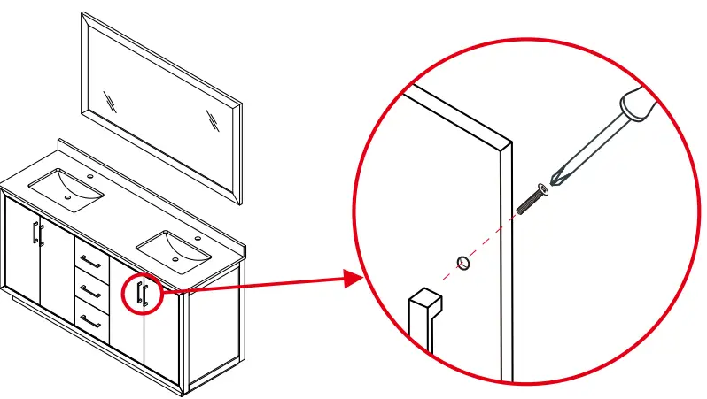 WYNDHAM COLLECTION Double Vanity with Optional Carrara Marble Counter-fig9