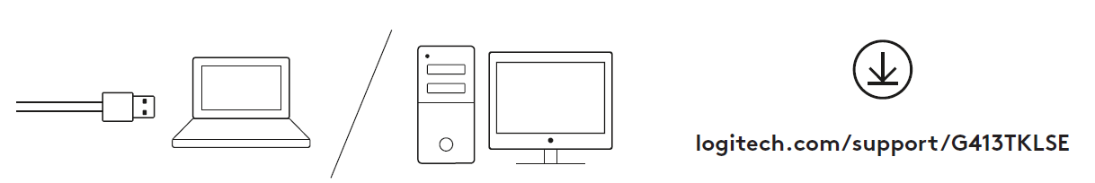 logitech G413 TKL SE Mechanical Gaming Keyboard 1