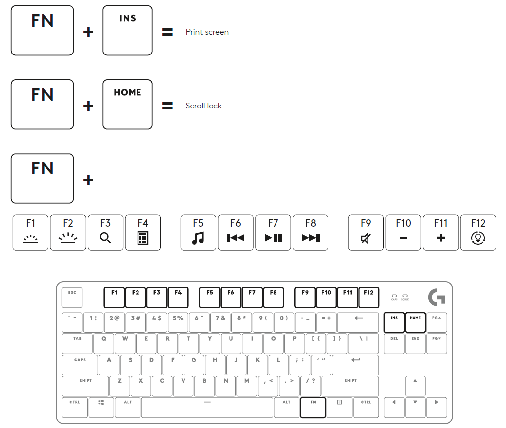 logitech G413 TKL SE Mechanical Gaming Keyboard 2