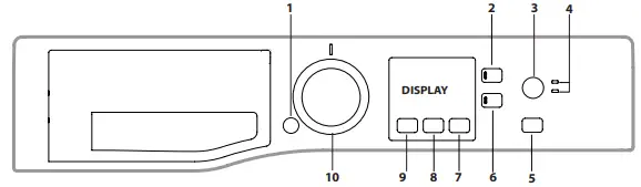 HOTPOINT NSWM 1045C GG Freestanding Washing Machine 1