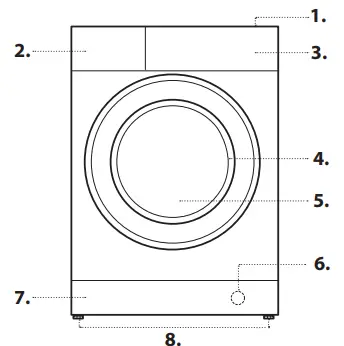 HOTPOINT NSWM 1045C GG Freestanding Washing Machine 3