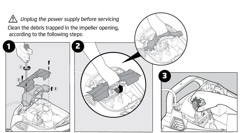 Maytronics Dolphin 99996240-XP Explorer E30 Robotic Vacuum Pool Cleaner 10