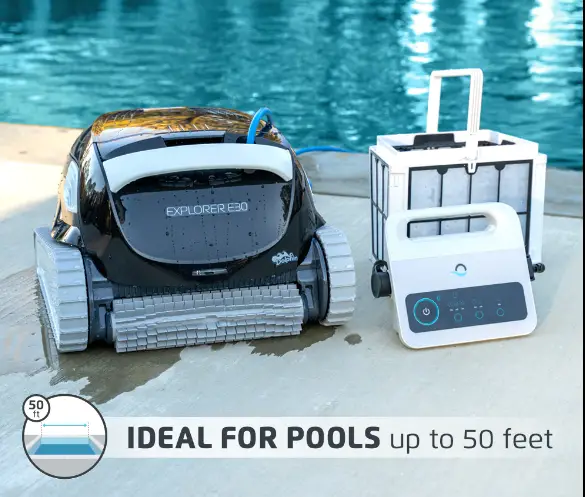 Maytronics Dolphin 99996240-xp Explorer E30 Robotic Vacuum Pool Cleaner User Guide