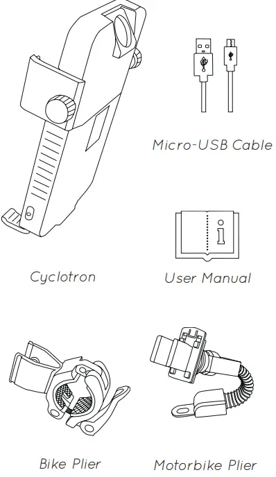 SUNSLICE CYCLOTRON Bike and Motorbike Phone Mount-1