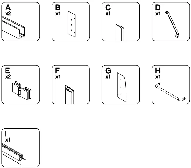 THE HOME DEPOT HDTK-TD-01 47.75 Inch W x 58 Inch H Pivot Frameless Tub Door in Chrome with Clear Glass-fig3