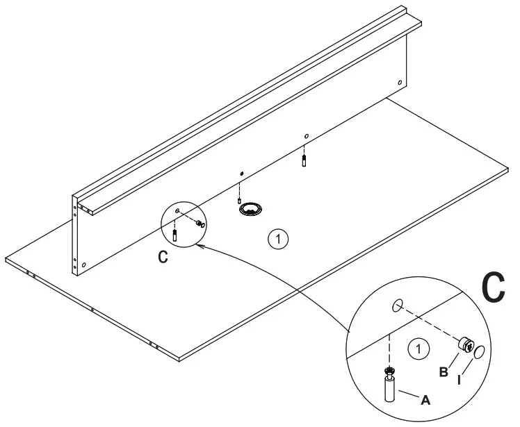 LORELL 69382 69383 69416 69417 69912 69913 69976 69977 69978 69557 18214 69619 18269 69620 18270 Hutch - Step 2