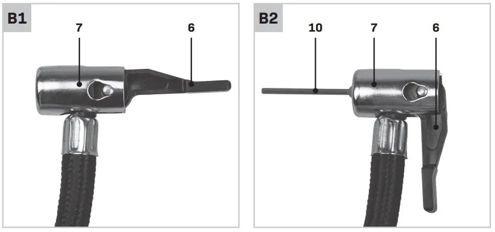 VONROC CR502DC Tyre Mini Compressor 12V - Fig 2