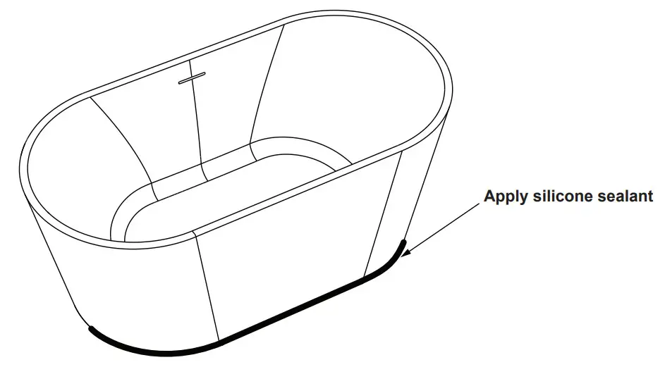 KOHLER 25163A-0 Evok 2.0 Seamless Freestanding Baths - Figure 4