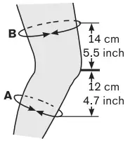 ottobock 50K15 Orthopedic Elastic Knee Brace - 2