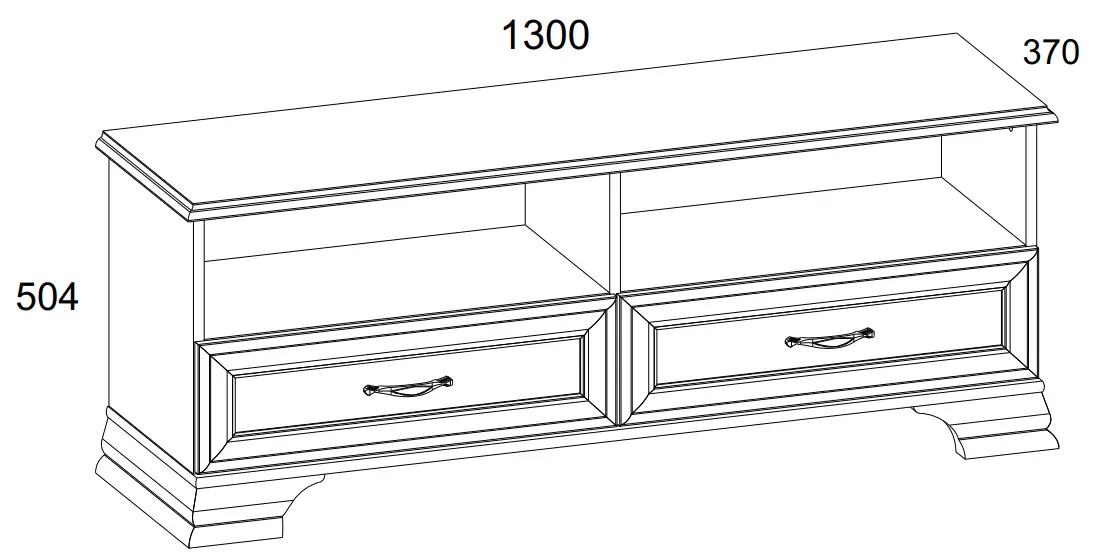 TIFFANY 2S2N TV Sideboard