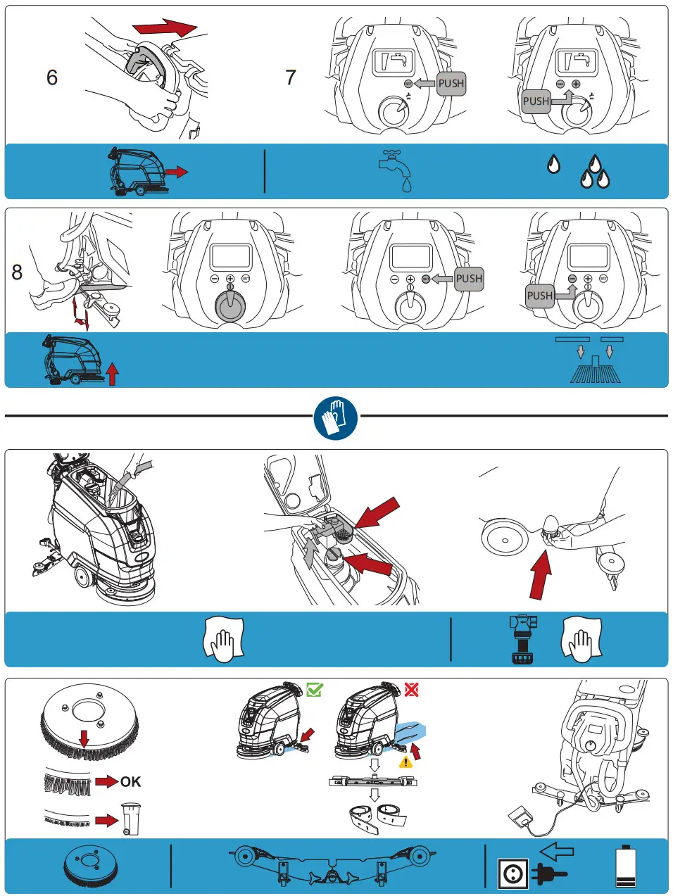 TENNANT T291 Push Floor Scrubber - Figure 2