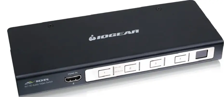 IOGEAR 4-Port HDMI Audio-Video Switch with RS-232 Support-PRODUCT