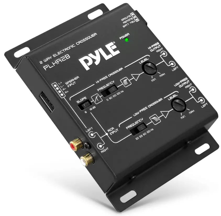 PYLE PLXR2B 2-Way Electronic Crossover Network product