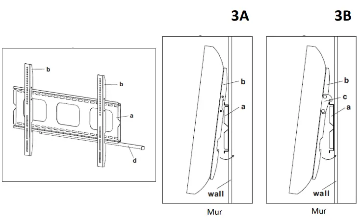Kimex 012-1024 Fixed Wall Mount Support - fig 4