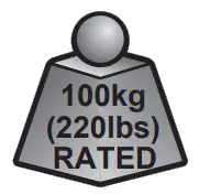 Kimex 012-1024 Fixed Wall Mount Support - icon 2