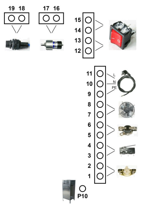 TRADGARDSTEKNIK TMT30 Heater for Universal Oil Type - structure1