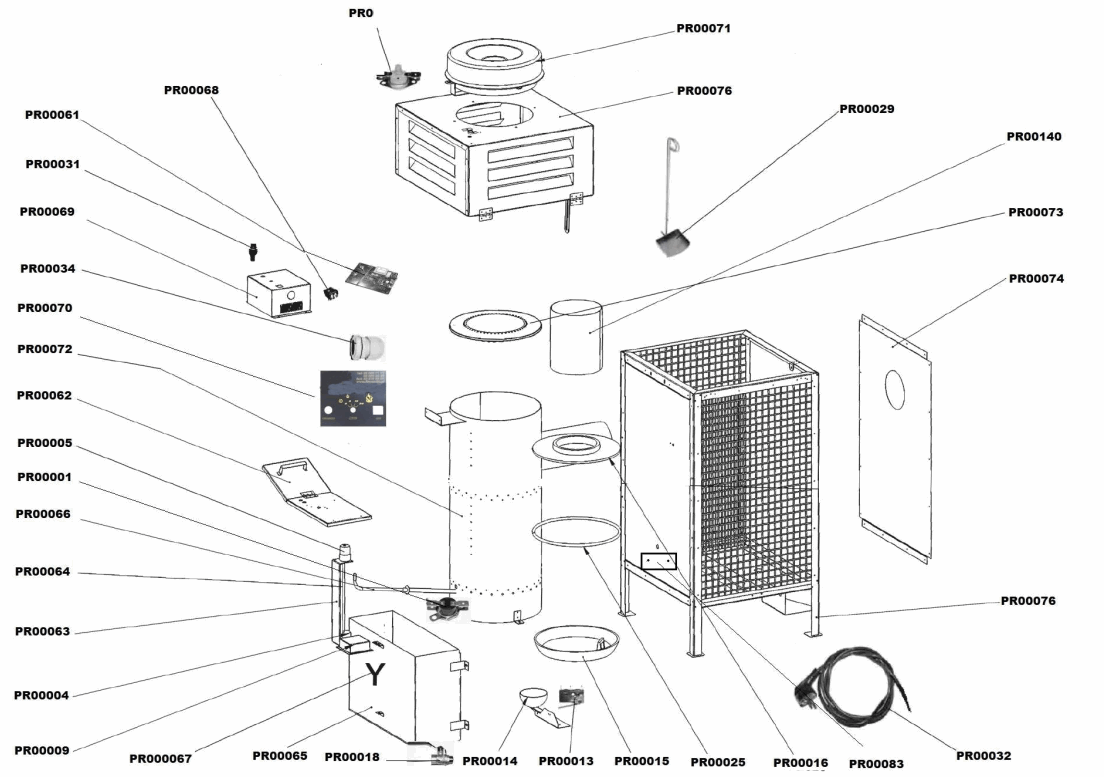 TRADGARDSTEKNIK TMT30 Heater for Universal Oil Type - structure3
