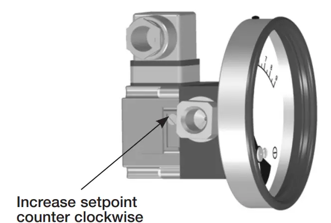 ASHCROFT 1130 and 1140 Differential Pressure Gauge Switch - fig
