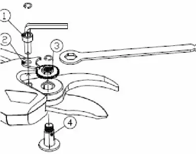 VOLPI ORIGINALE PV400 Electrical Pruning Shear - Greasing and blade replacement 1