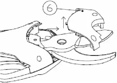 VOLPI ORIGINALE PV400 Electrical Pruning Shear - Greasing and blade replacement 3