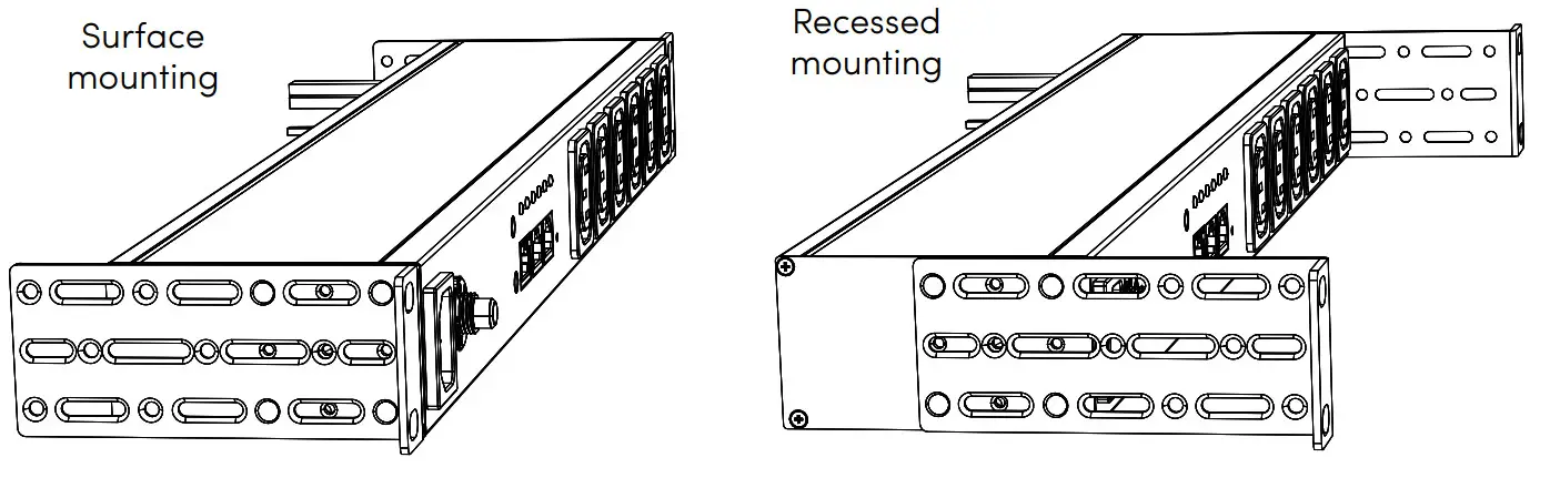 WATTBOX WB-800I-IPVM-6 IP Power Conditioner -Rack Ear Mounting Options