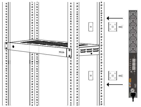 WATTBOX WB-800I-IPVM-6 IP Power Conditioner - Rack Mount with Clips
