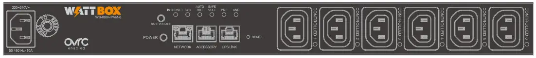 WATTBOX WB-800I-IPVM-6 IP Power Conditioner