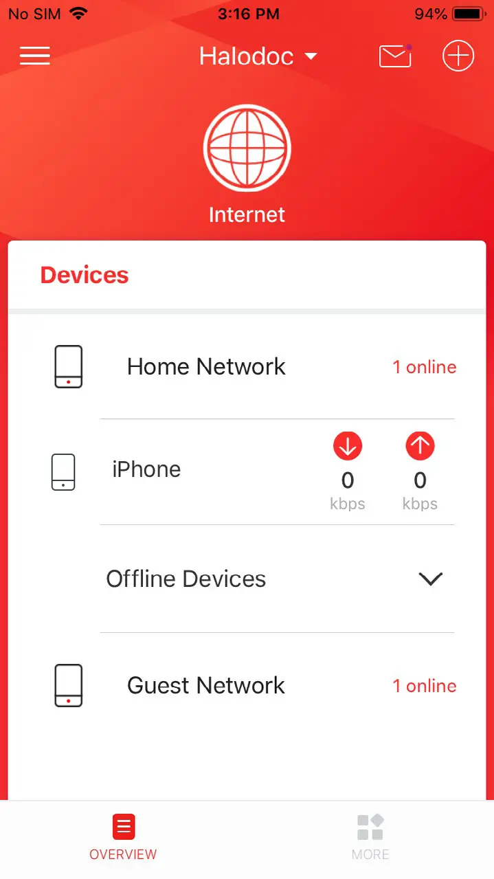 MERCUSYS AC1900 Whole Home Mesh Wi Fi System - Dashboard 1