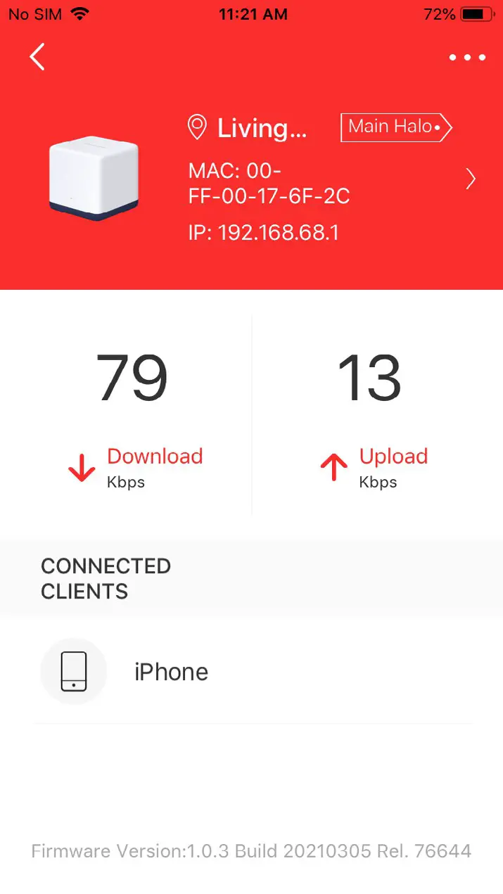 MERCUSYS AC1900 Whole Home Mesh Wi Fi System - Dashboard 3