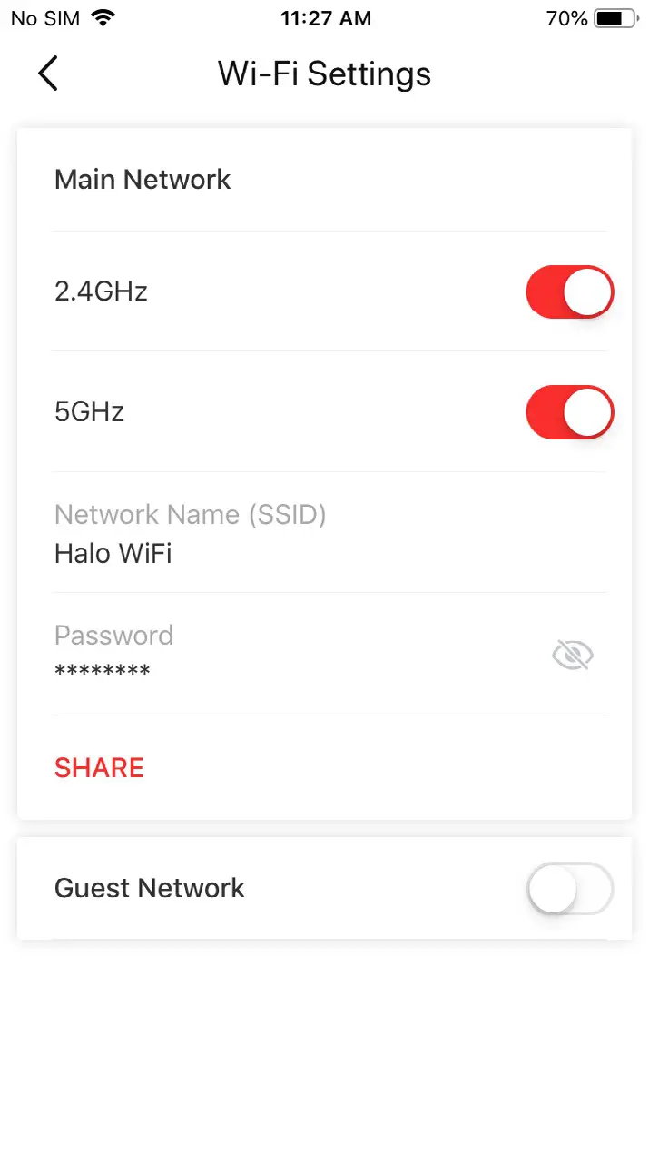 MERCUSYS AC1900 Whole Home Mesh Wi Fi System - Wi Fi Settings 1