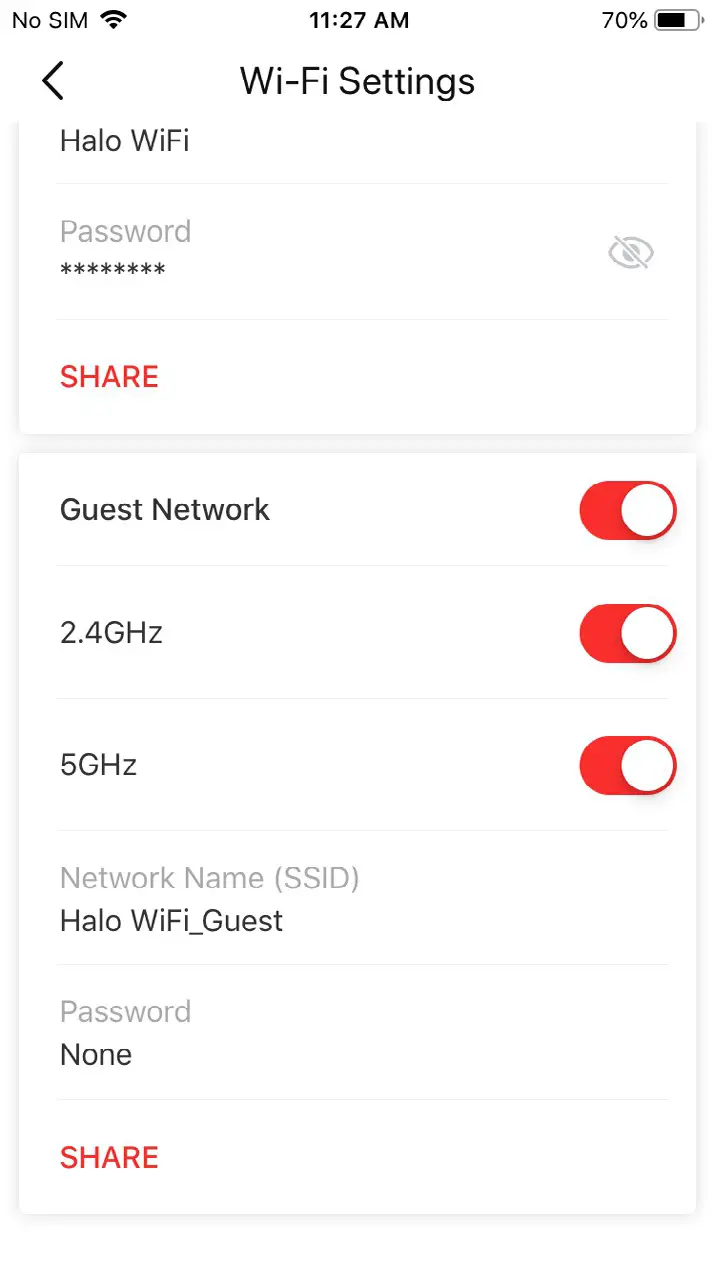 MERCUSYS AC1900 Whole Home Mesh Wi Fi System - Wi Fi Settings 2