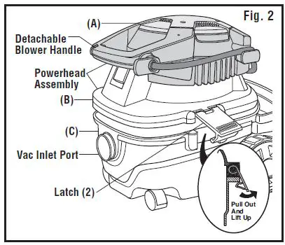 RIDGID WD40801 4 U.S. Gallon 15 Liter Detachable Wet Dry Vac-3
