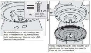 FIG 29 Assembling the Light Fixture