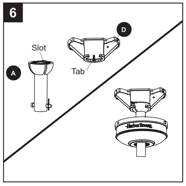 Harbor Breeze 42610 Flanagan Xl Ceiling Fan - 12