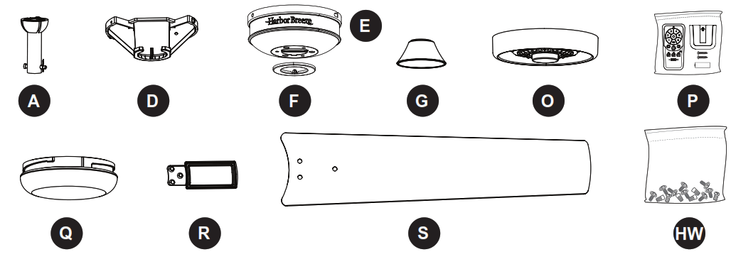 Harbor Breeze 42610 Flanagan Xl Ceiling Fan - 30