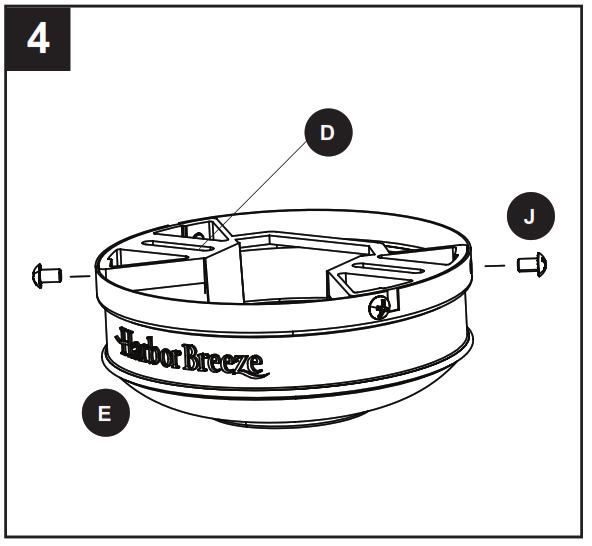 Harbor Breeze 42610 Flanagan Xl Ceiling Fan - 5
