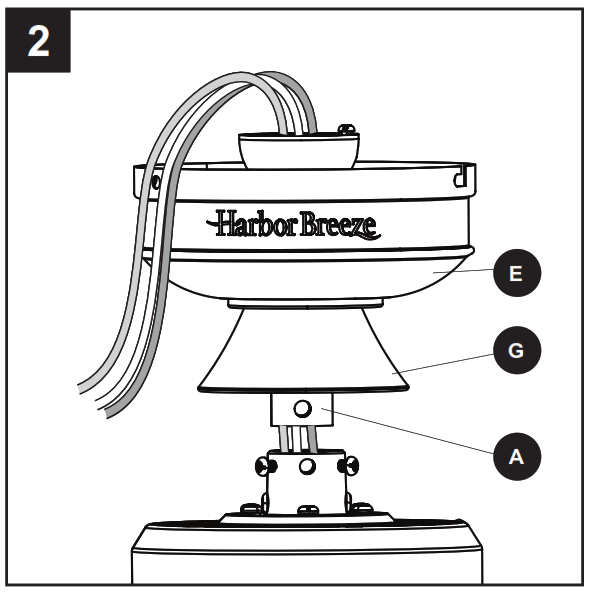 Harbor Breeze 42610 Flanagan Xl Ceiling Fan - 8