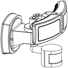 FEIT Electric 73719 - HARDWARE - Dual-Head Security Flood Light